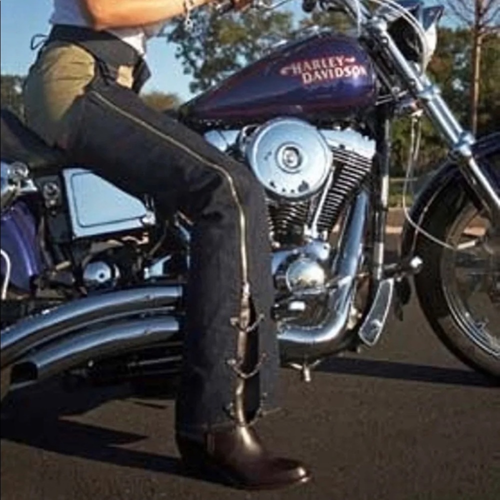 Road Ragz Denim Chaps—Indigo Blue